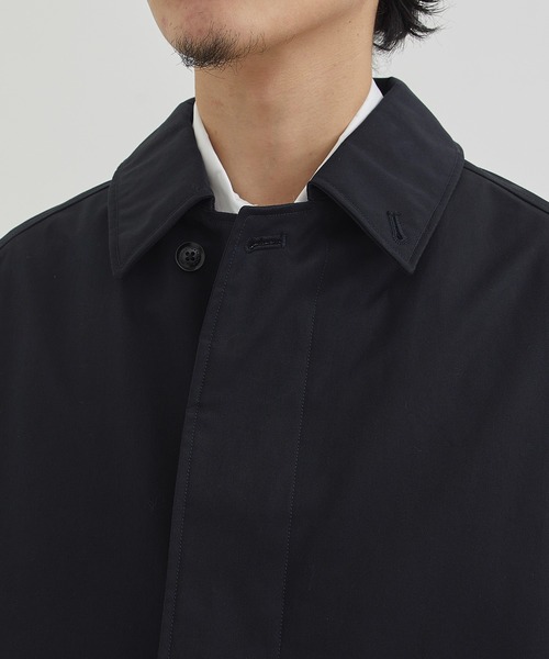 nanamica（ナナミカ）の「【nanamica / ナナミカ】SUBF015 GORE-TEX Balmacaan Coat / ゴアテックス バルマカンコート（ステンカラーコート・メンズ・ネイビー・S/M）」の7枚目の写真