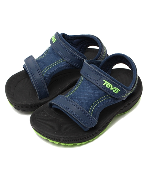 Teva(テバ)の「Teva:PSYCLONE 4(12~14㎝)(サンダル・キッズ・オレンジ/ネイビー/ピンク・12/14/13)」の2枚目の写真