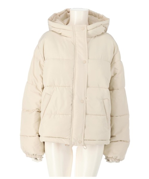 anap mimpi（アナップミンピ）の「ボリュームフェイクダウン（ダウンジャケット/コート・レディース・アイボリー/ブラック/ブルー/ベージュ/ピンク・FREE）」の18枚目の写真