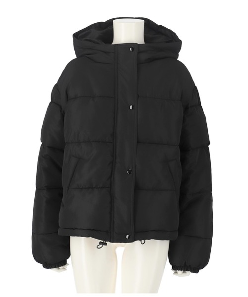 anap mimpi（アナップミンピ）の「ボリュームフェイクダウン（ダウンジャケット/コート・レディース・アイボリー/ブラック/ブルー/ベージュ/ピンク・FREE）」の19枚目の写真