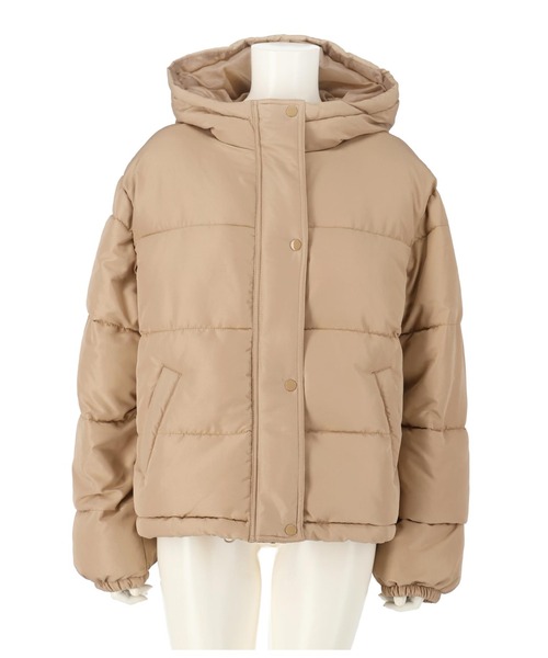 anap mimpi（アナップミンピ）の「ボリュームフェイクダウン（ダウンジャケット/コート・レディース・アイボリー/ブラック/ブルー/ベージュ/ピンク・FREE）」の20枚目の写真