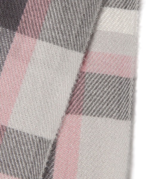 GLOBAL WORK(グローバルワーク)の「洗える抗菌チェックスヌード/344599(ネックウォーマー/スヌード・キッズ・ライトピンク/スカイブルー/ネイビー・FREE)」の13枚目の写真