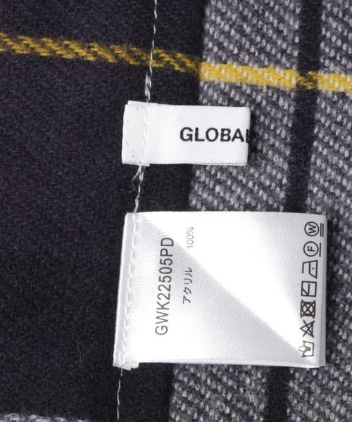 GLOBAL WORK(グローバルワーク)の「洗える抗菌チェックスヌード/344599(ネックウォーマー/スヌード・キッズ・ライトピンク/スカイブルー/ネイビー・FREE)」の9枚目の写真