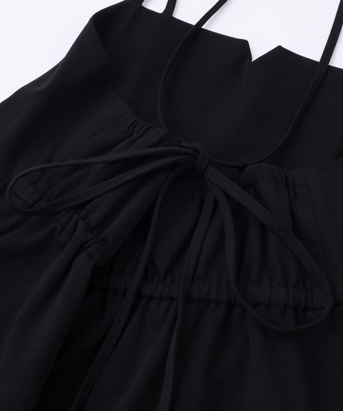 MILKFED.（ミルクフェド）の「JUMPER SKIRT（ジャンパースカート・レディース・ベージュ/ブラック・ONE SIZE）」の6枚目の写真