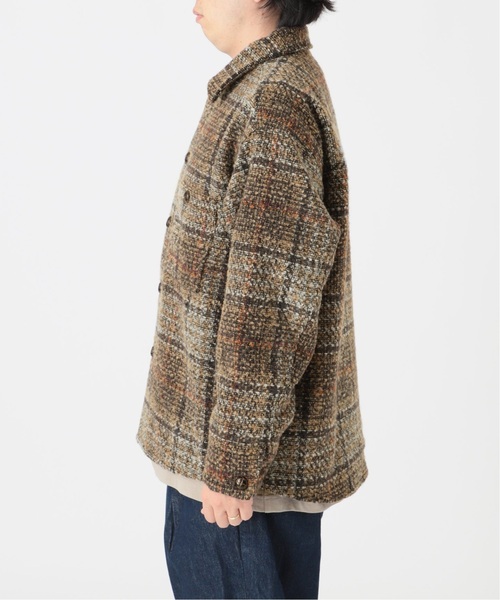 JOURNAL STANDARD relume(ジャーナルスタンダード レリューム)の「ジャガードツイード CHECK CPO(その他アウター・メンズ・イエロー/マスタード・LARGE/MEDIUM)」の10枚目の写真