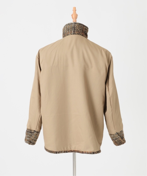JOURNAL STANDARD relume(ジャーナルスタンダード レリューム)の「ジャガードツイード CHECK CPO(その他アウター・メンズ・イエロー/マスタード・LARGE/MEDIUM)」の7枚目の写真