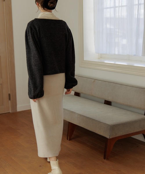 flower(フラワー)の「コンフィキャミワンピース(ワンピース・レディース・ブラウン/ベージュ・FREE)」の13枚目の写真