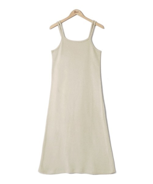 flower(フラワー)の「コンフィキャミワンピース(ワンピース・レディース・ブラウン/ベージュ・FREE)」の22枚目の写真