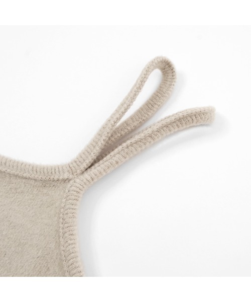 flower(フラワー)の「コンフィキャミワンピース(ワンピース・レディース・ブラウン/ベージュ・FREE)」の5枚目の写真