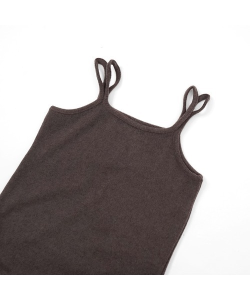 flower(フラワー)の「コンフィキャミワンピース(ワンピース・レディース・ブラウン/ベージュ・FREE)」の19枚目の写真