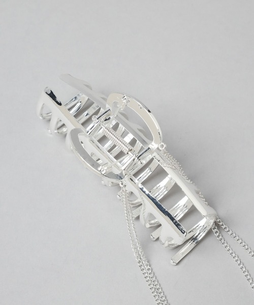 HARE(ハレ)の「デザインメタルヘアクリップ(HARE)(バレッタ/ヘアクリップ・レディース・シルバー・FREE)」の13枚目の写真