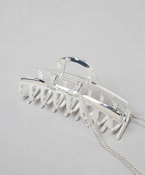 HARE(ハレ)の「デザインメタルヘアクリップ(HARE)(バレッタ/ヘアクリップ・レディース・シルバー・FREE)」の14枚目の写真