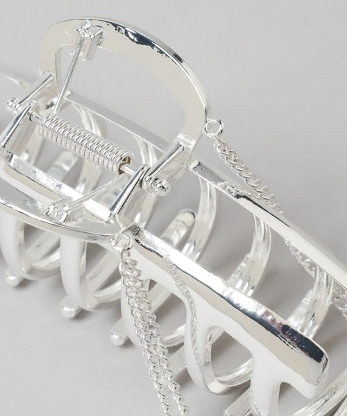 HARE(ハレ)の「デザインメタルヘアクリップ(HARE)(バレッタ/ヘアクリップ・レディース・シルバー・FREE)」の15枚目の写真