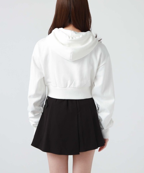 archives（アルシーヴ）の「ショートｚｉｐパーカー（パーカー・レディース・オフホワイト/ブラック/グレー・MEDIUM）」の15枚目の写真