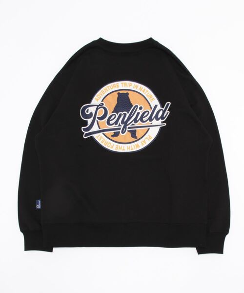 PEN FIELD(ペンフィールド)の「PENFIELDバック刺繍スウェットプルオーバー(スウェット・メンズ・ブラック/グレー/グリーン・MEDIUM/LARGE)」の8枚目の写真