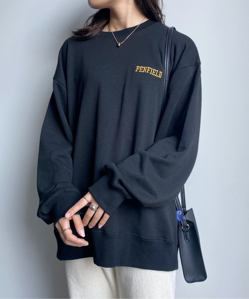 PEN FIELD(ペンフィールド)の「PENFIELDバック刺繍スウェットプルオーバー(スウェット・メンズ・ブラック/グレー/グリーン・MEDIUM/LARGE)」の20枚目の写真