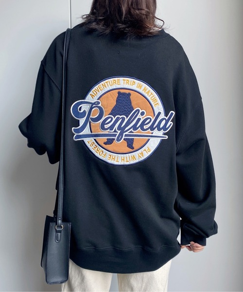 PEN FIELD(ペンフィールド)の「PENFIELDバック刺繍スウェットプルオーバー(スウェット・メンズ・ブラック/グレー/グリーン・MEDIUM/LARGE)」の9枚目の写真