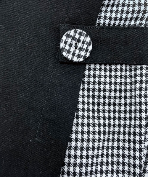 SPIGA（スピーガ）の「異素材切替ｼﾞｬﾝﾊﾟｰｽｶｰﾄ（スカート・レディース・ブラック・FREE）」の2枚目の写真