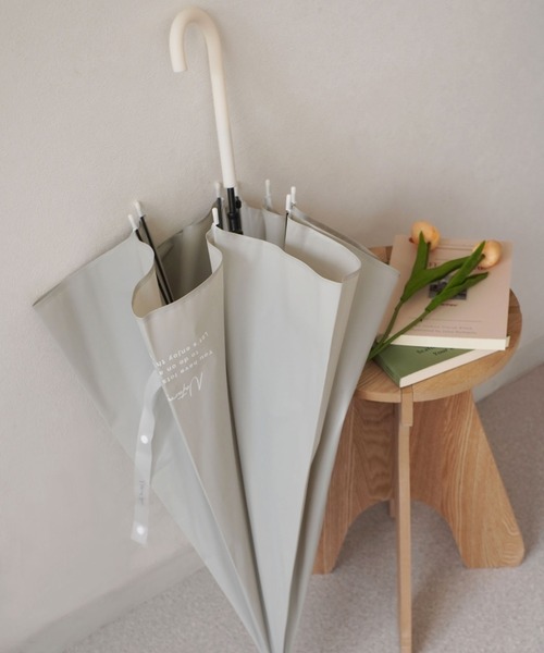 ammy.（エイミードット）の「【 DICTIONARY / ディクショナリー 】 ペールトーン カラー ドーム ビニール傘 / 60㎝（長傘・レディース・グレー/パープル/ミント/ピンク・FREE）」の2枚目の写真