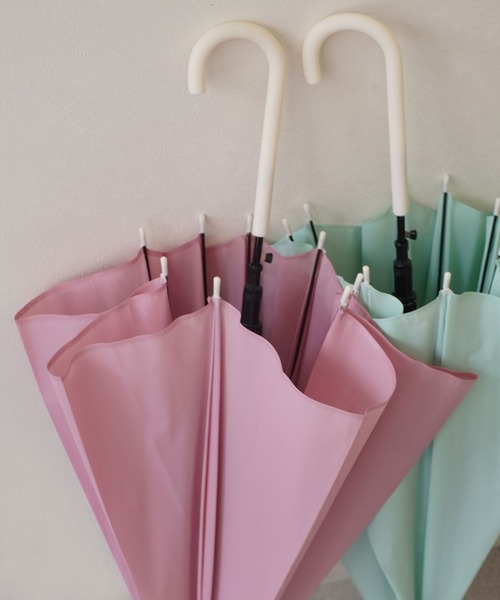 ammy.（エイミードット）の「【 DICTIONARY / ディクショナリー 】 ペールトーン カラー ドーム ビニール傘 / 60㎝（長傘・レディース・グレー/パープル/ミント/ピンク・FREE）」の10枚目の写真