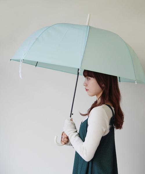ammy.（エイミードット）の「【 DICTIONARY / ディクショナリー 】 ペールトーン カラー ドーム ビニール傘 / 60㎝（長傘・レディース・グレー/パープル/ミント/ピンク・FREE）」の22枚目の写真