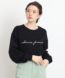 Cutie Blonde | アソートプリントロゴロンT(Tシャツ/カットソー)