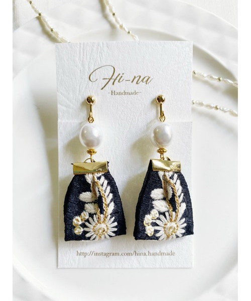 ハンドメイドピアス3340 3824』ハンドメイドピアス