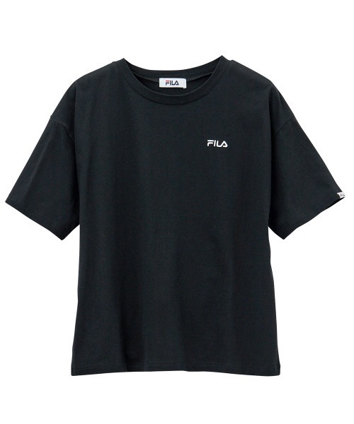 FILA（フィラ）の「＜ＦＩＬＡ/フィラ＞綿100％シンプルロゴTシャツ（Tシャツ/カットソー・レディース・イエロー/オフホワイト/ブラック・M/L/LL）」の5枚目の写真