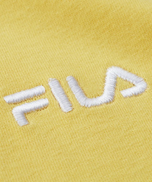 FILA（フィラ）の「＜ＦＩＬＡ/フィラ＞綿100％シンプルロゴTシャツ（Tシャツ/カットソー・レディース・イエロー/オフホワイト/ブラック・M/L/LL）」の7枚目の写真