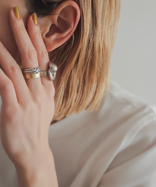 rapiecage（ラピエサージュ）の「デフォルメーションモチーフリング（リング・レディース・ゴールド/シルバー・FREE）」の5枚目の写真