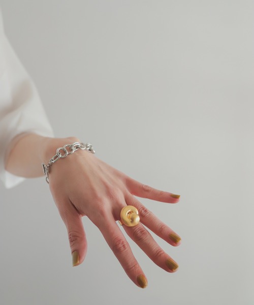 rapiecage（ラピエサージュ）の「デフォルメーションモチーフリング（リング・レディース・ゴールド/シルバー・FREE）」の7枚目の写真