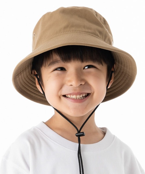 NEW ERA（ニューエラ）の「ニューエラキッズ アドベンチャーライト 無地 ONSPOTZ別注（ハット・キッズ・ブラック/ベージュ・L/XL/M/L/S/M）」の2枚目の写真