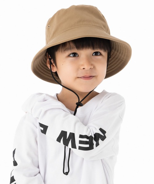 NEW ERA（ニューエラ）の「ニューエラキッズ アドベンチャーライト 無地 ONSPOTZ別注（ハット・キッズ・ブラック/ベージュ・L/XL/M/L/S/M）」の12枚目の写真