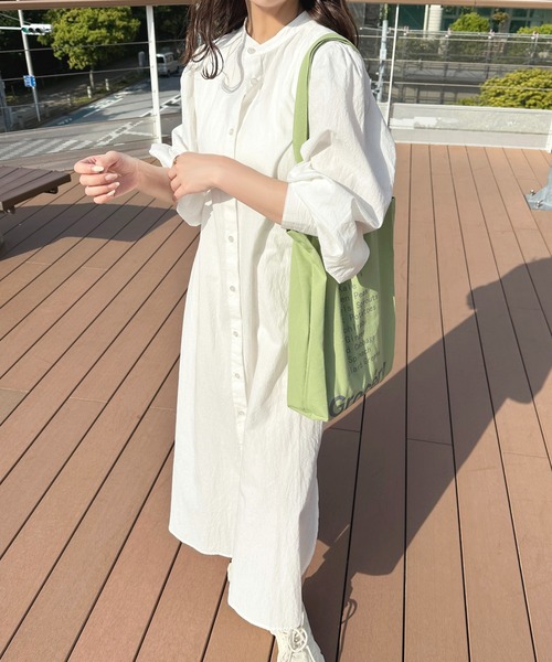 apres jour(アプレジュール)の「アソートシャツワンピース【ZOZOTOWN限定アイテム】(シャツワンピース・レディース・ミント/オフホワイト/ネイビー・フリー/X-LARGE)」の2枚目の写真