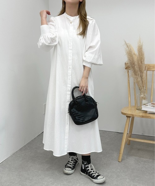 apres jour(アプレジュール)の「アソートシャツワンピース【ZOZOTOWN限定アイテム】(シャツワンピース・レディース・ミント/オフホワイト/ネイビー・フリー/X-LARGE)」の9枚目の写真