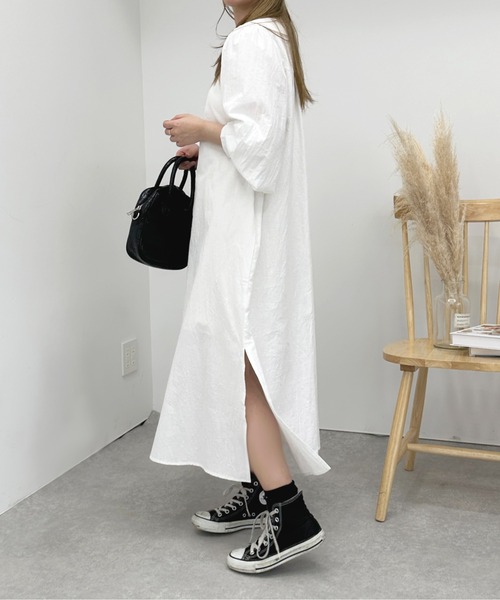 apres jour(アプレジュール)の「アソートシャツワンピース【ZOZOTOWN限定アイテム】(シャツワンピース・レディース・ミント/オフホワイト/ネイビー・フリー/X-LARGE)」の11枚目の写真