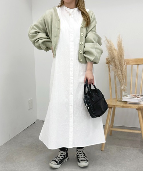 apres jour(アプレジュール)の「アソートシャツワンピース【ZOZOTOWN限定アイテム】(シャツワンピース・レディース・ミント/オフホワイト/ネイビー・フリー/X-LARGE)」の7枚目の写真