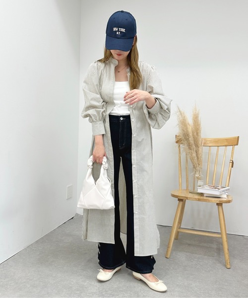 apres jour(アプレジュール)の「アソートシャツワンピース【ZOZOTOWN限定アイテム】(シャツワンピース・レディース・ミント/オフホワイト/ネイビー・フリー/X-LARGE)」の18枚目の写真