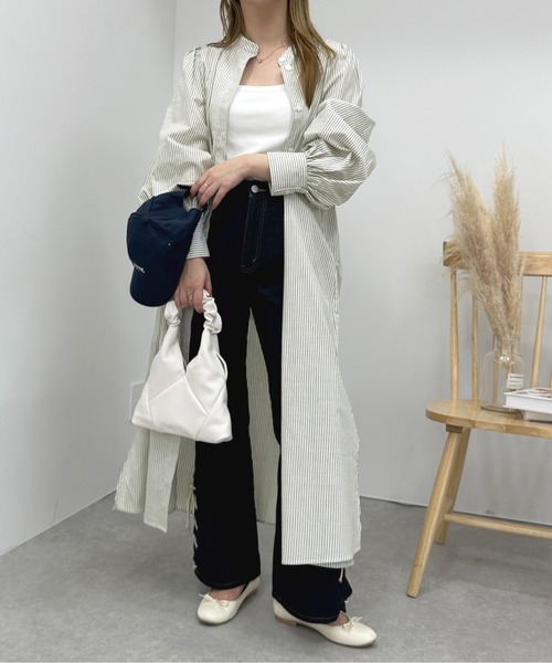 apres jour(アプレジュール)の「アソートシャツワンピース【ZOZOTOWN限定アイテム】(シャツワンピース・レディース・ミント/オフホワイト/ネイビー・フリー/X-LARGE)」の19枚目の写真