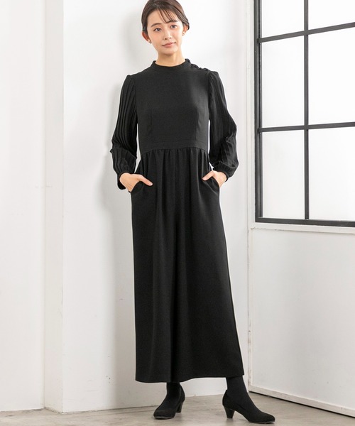 kaene（カエン）の「【kaene】【喪服】ブラックフォーマルオールインワン レディース/礼服/卒業式（卒園式）入学式（入園式）七五三・お宮参り（つなぎ/オールインワン・レディース・ブラック・13号/11号/9号/7号）」の9枚目の写真