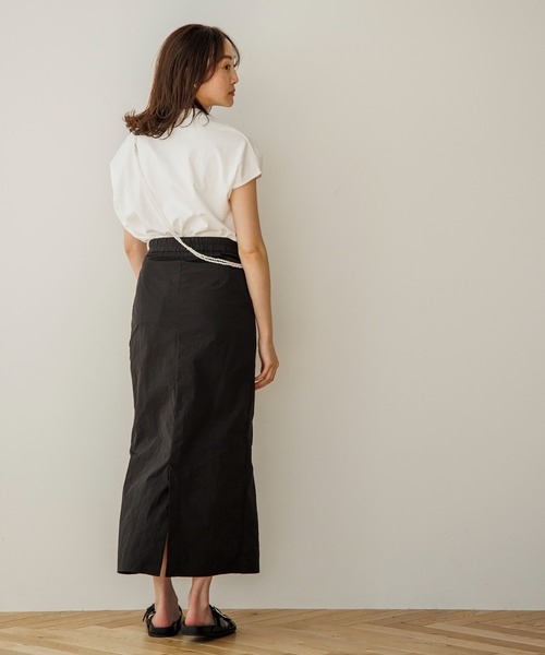 Taylor愛用ブランド♪Mabel Skirt*チェックペンシルスカート Emma Taylor(エマテイラー)の「撥水防汚ギャザーペンシル