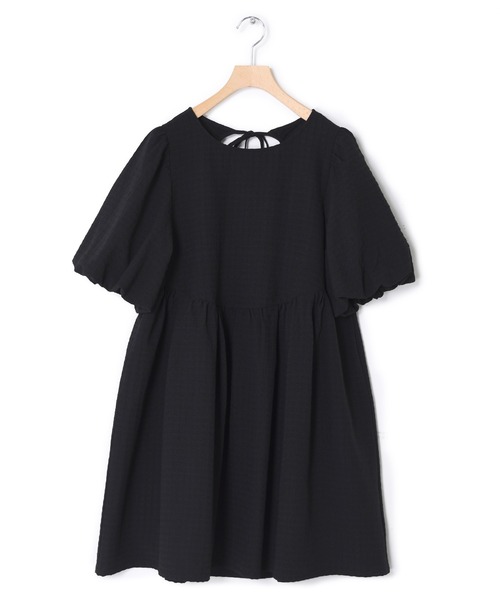 w closet(ダブルクローゼット)の「バックオープンチュニック(チュニック・レディース・ブラック/サックスブルー/オフホワイト・FREE)」の8枚目の写真