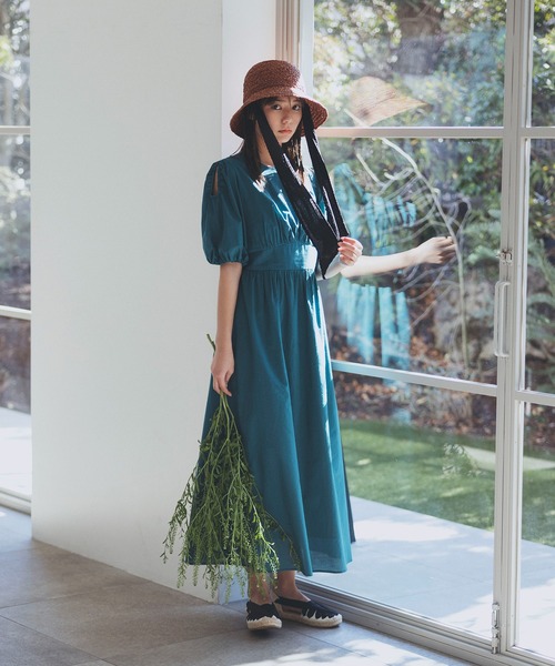 N.（N. Natural Beauty Basic）（エヌエヌナチュラルビューティーベーシック）の「◆ラフィア丸天ハット（ハット・レディース・ナチュラル/ブラウン・ﾌﾘ-）」の9枚目の写真