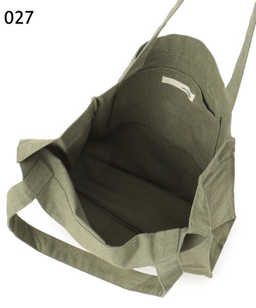 SHOO・LA・RUE（シューラルー）の「◆マルシェバッグ（トートバッグ・レディース・カーキ/アイボリー/ブルー/ベージュ・00）」の11枚目の写真