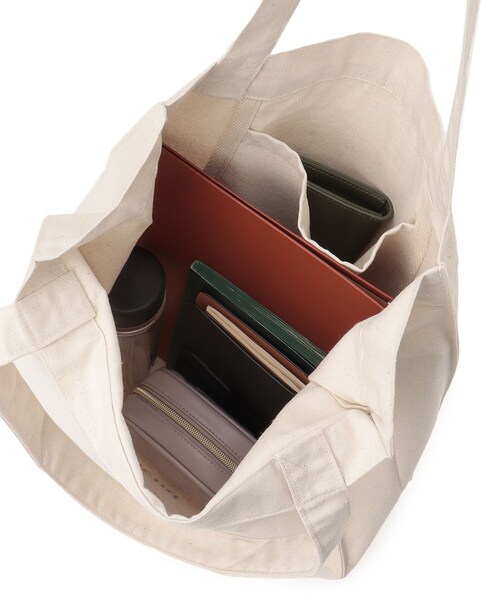 SHOO・LA・RUE（シューラルー）の「◆マルシェバッグ（トートバッグ・レディース・カーキ/アイボリー/ブルー/ベージュ・00）」の14枚目の写真