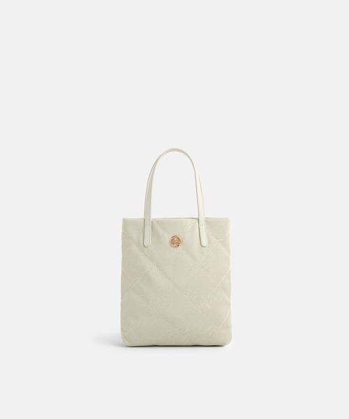 METROCITY（メトロシティ）の「(オンライン専用) ラルゴバッグ(Largo Bag) ダイヤ キルティング トートバッグ（トートバッグ・レディース・ブラック/アイボリー・FREE）」の17枚目の写真