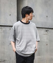 BEAMS | BEAMS / マイクロ ボーダー Tシャツ(Tシャツ/カットソー)