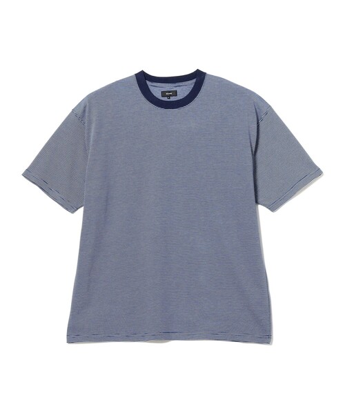 beams ボーダーTシャツ ブルー Mサイズ BEAMS HEART（ビームス ハート）クイックドライ ボーダー Tシャツ（T