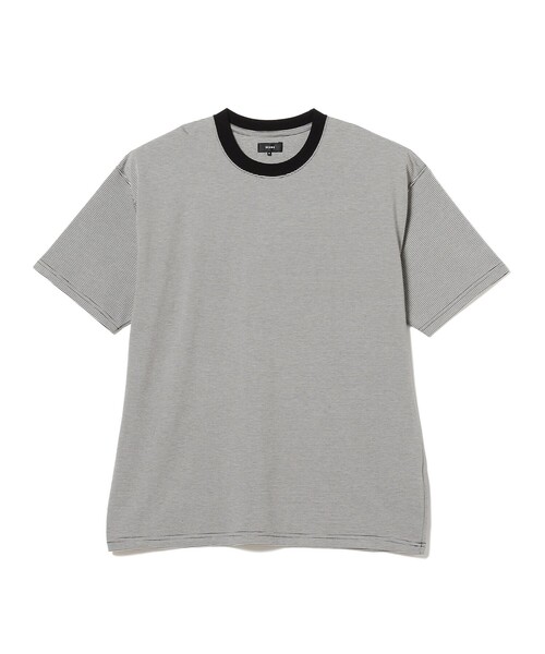 BEAMS（ビームス）の「BEAMS / マイクロ ボーダー Tシャツ（Tシャツ/カットソー・メンズ・ブルー/ブラック・L/XL/M/S）」の15枚目の写真
