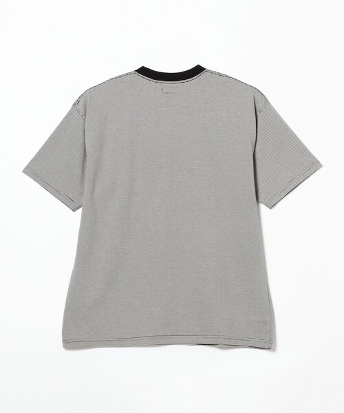 BEAMS（ビームス）の「BEAMS / マイクロ ボーダー Tシャツ（Tシャツ/カットソー・メンズ・ブルー/ブラック・L/XL/M/S）」の16枚目の写真